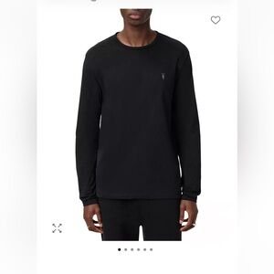 ALLSAINTS Brace Slim Fit Long Sleeve Tee NEW